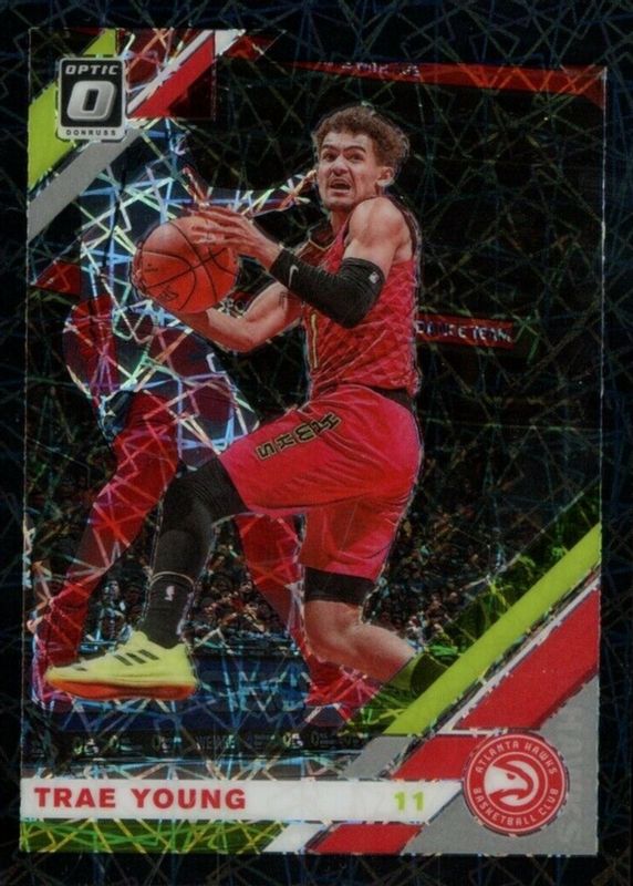 Trae Young 2019 Optic #2 Black Velocity /39 RAW