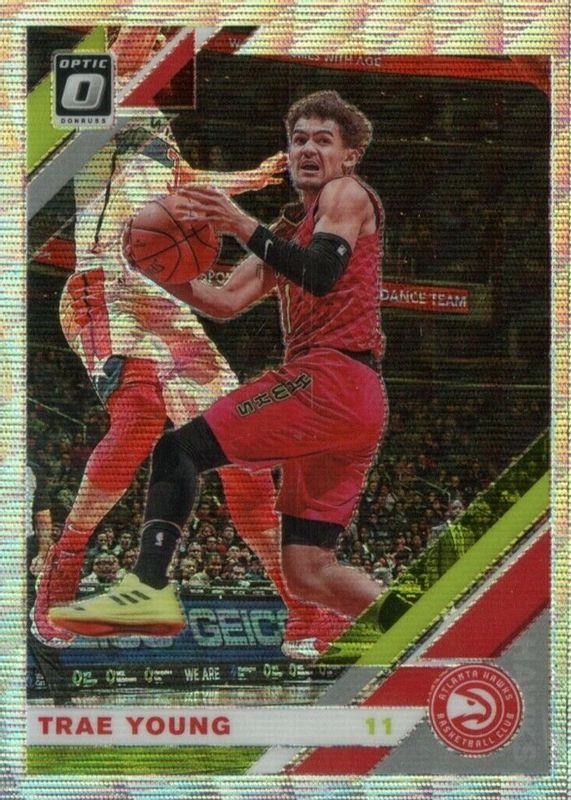 Trae Young 2019 Optic #2 Fanatics Silver Wave BGS 9.5