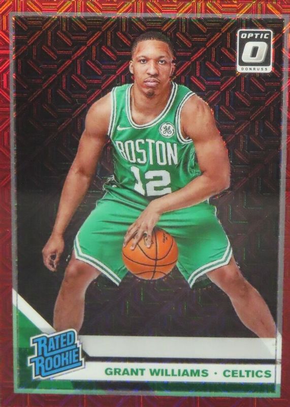 Grant Williams 2019 Optic #157 Choice Red /88 Rookie SGC 10