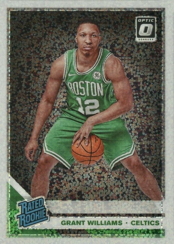 Grant Williams 2019 Optic #157 White Sparkle /(SSP) Rookie SGC 10