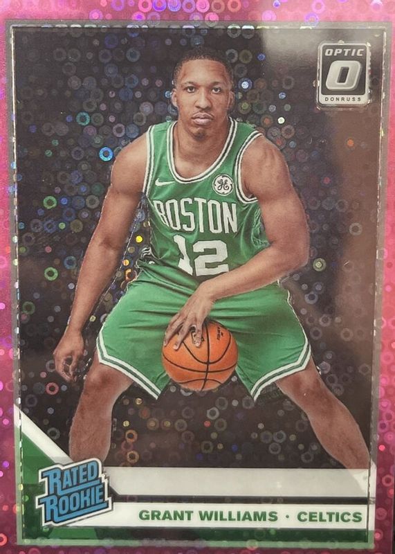 Grant Williams 2019 Optic #157 Fast Break Pink /20 Rookie RAW