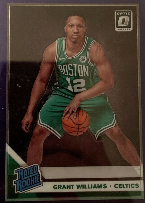 Grant Williams 2019 Optic #157 FOTL Purple Stars /29 Rookie RAW