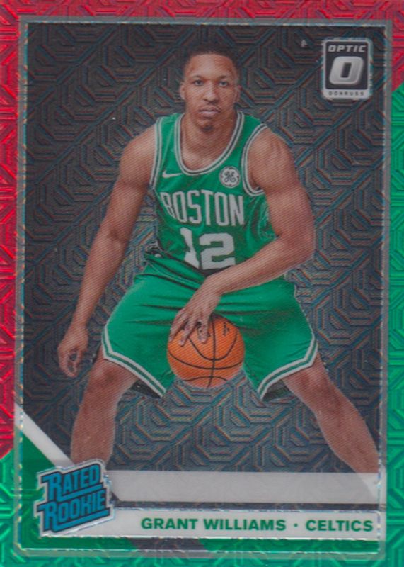 Grant Williams 2019 Optic #157 Choice Red & Green Rookie BGS 9.5