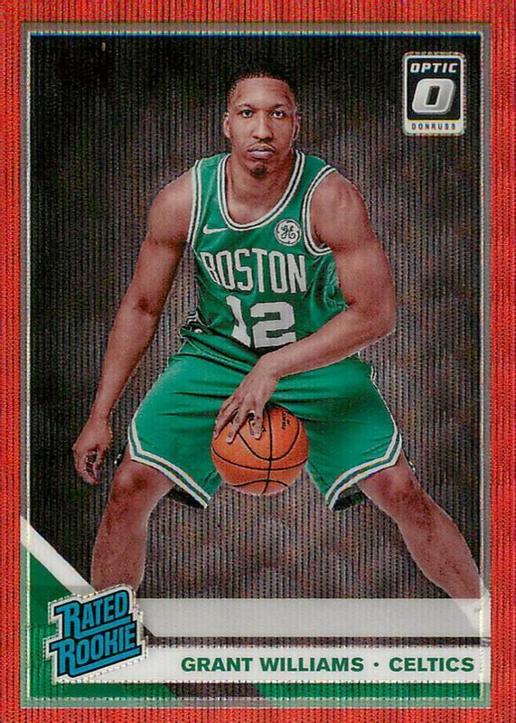 Grant Williams 2019 Optic #157 Tmall Red Wave Rookie PSA 10