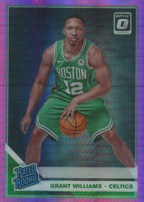 Grant Williams 2019 Optic #157 Hyper Pink Rookie SGC 9.5