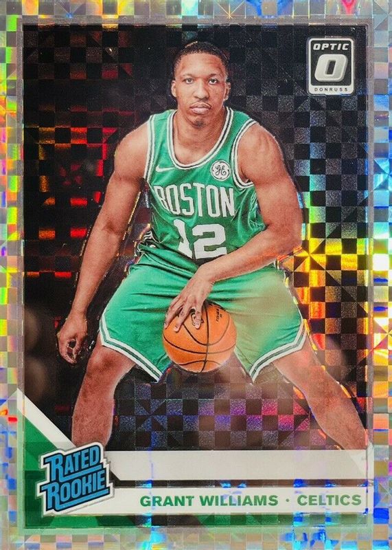 Grant Williams 2019 Optic #157 Checkerboard Rookie BGS 9.5