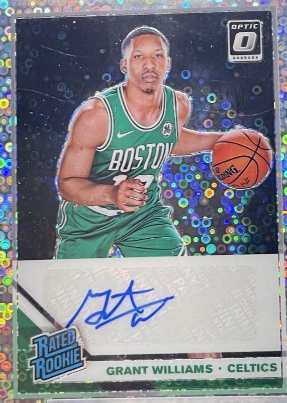 Grant Williams 2019 Optic #157 Rated Rookie Signatures - Fast Break Rookie PSA 10