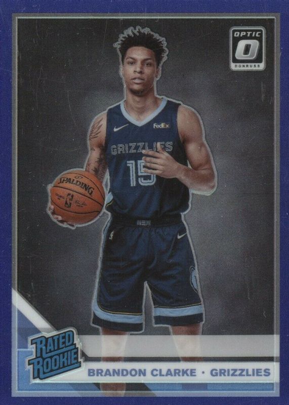 Brandon Clarke 2019 Optic #194 Purple Rookie SGC 9.5