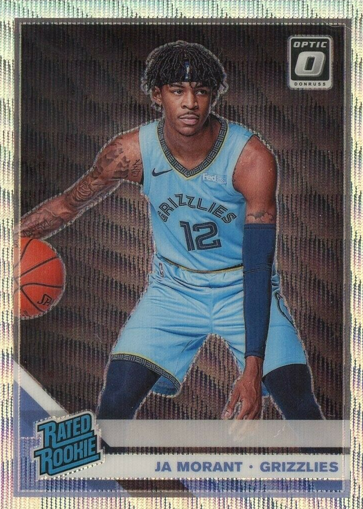 Ja Morant 2019 Optic #168 Fanatics Silver Wave Price Guide 