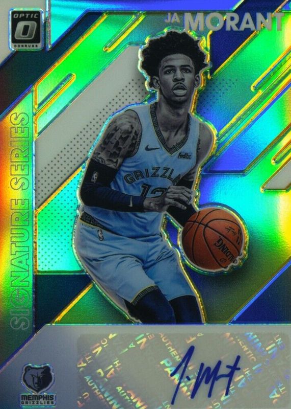 Ja Morant 2019 Optic #SS-JMT Signature Series - Gold /10 Rookie SGC 8