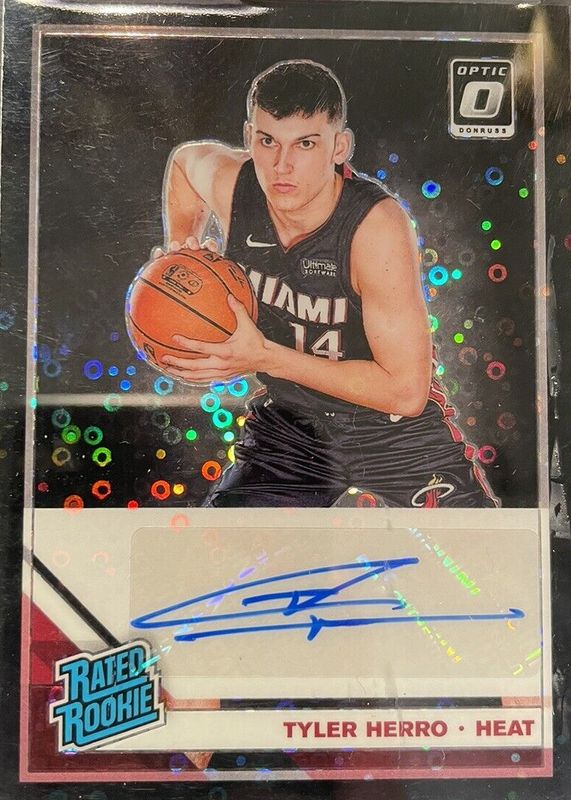 2019 Optic #172 Rated Rookie Signatures - Fast Break Black /1