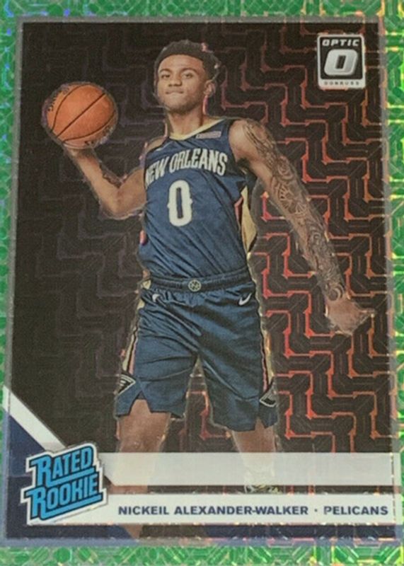 Nickeil Alexander-Walker 2019 Optic #184 Choice Dragon /(SSP) Rookie PSA 10