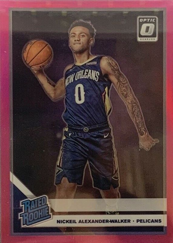 Nickeil Alexander-Walker 2019 Optic #184 Pink /25 Rookie PSA 10