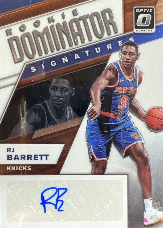 RJ Barrett 2019 Optic #RD-RJB Rookie Dominators Signatures (/99) Rookie BGS 10 PRISTINE