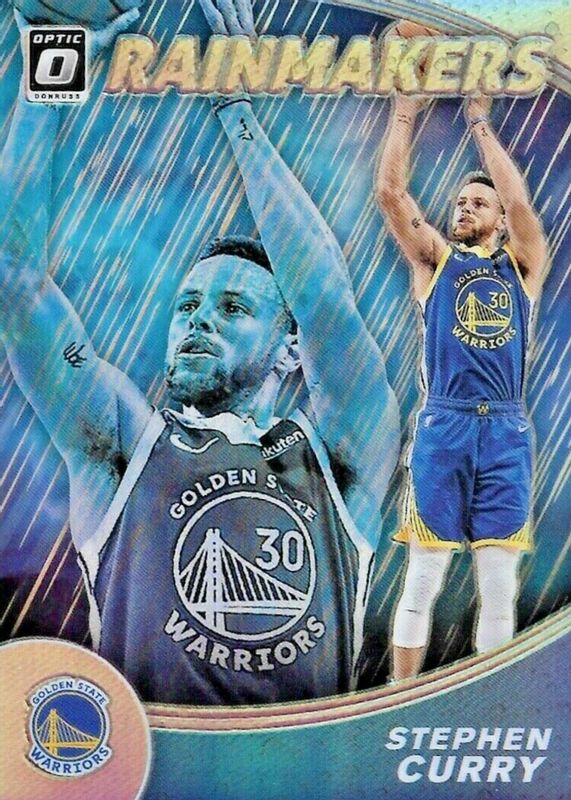 Stephen Curry 2019 Optic Rainmakers - Holo #4 Price Guide - Sports