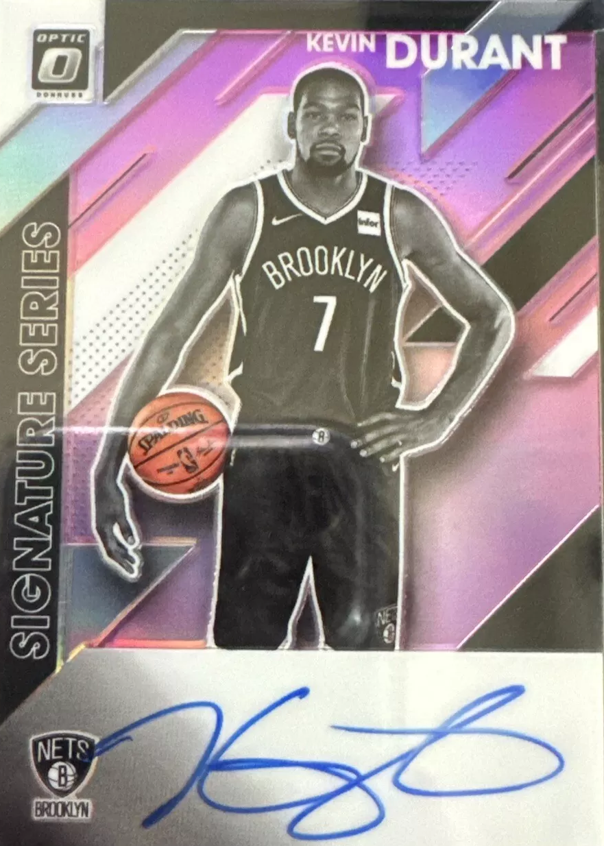 Kevin Durant 2019 Optic #SS-KDR Signature Series - Pink /25 Price
