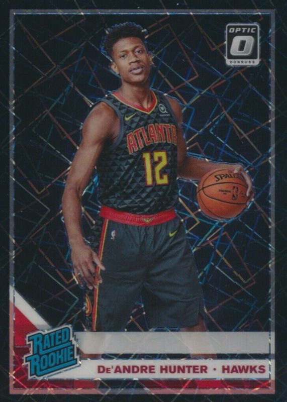 De'Andre Hunter 2019 Optic #198 Black Velocity /39 Rookie BGS 9.5