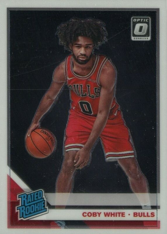 Coby White 2019 Optic #180 Base Rookie PSA 9