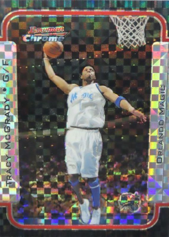 Tracy McGrady 2003 Bowman #70 Chrome - X-Fractor /150 SGC 9.5