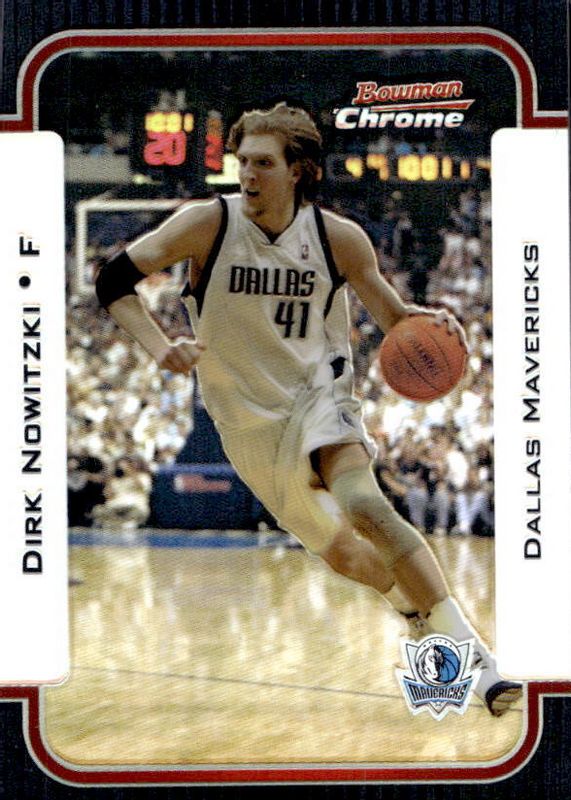 Dirk Nowitzki 2003 Bowman #20 Chrome - Refractor /300 PSA 10