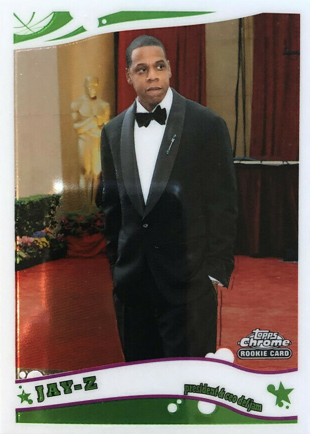 その他 topps bowman chrome JAY-Z refractor Jay z Topps Bowman Refractor 2005 Rookie Card 80/300 Rare
