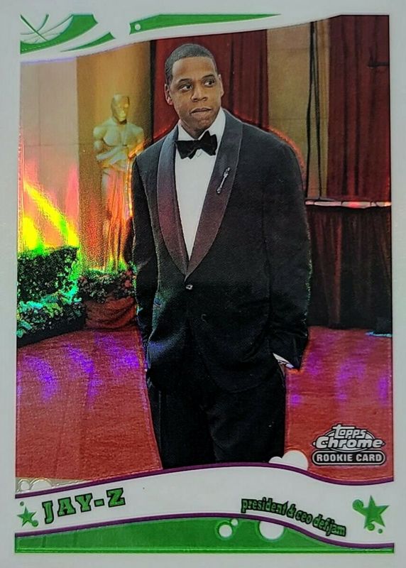 Jay-Z 2005 Topps Chrome #217 Refractor /999 PSA 9 Price