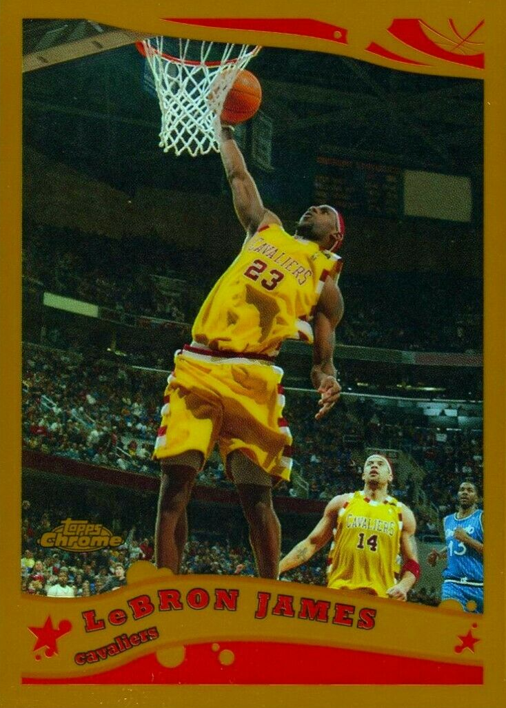 【希少】2005-06 Topps Chrome LeBron James LeBron James 2005 Topps Chrome #102 Refractor /999 Price