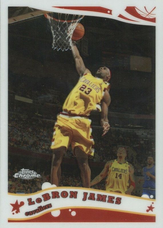 LeBron James 2005 Topps Chrome #102 Base PSA 9