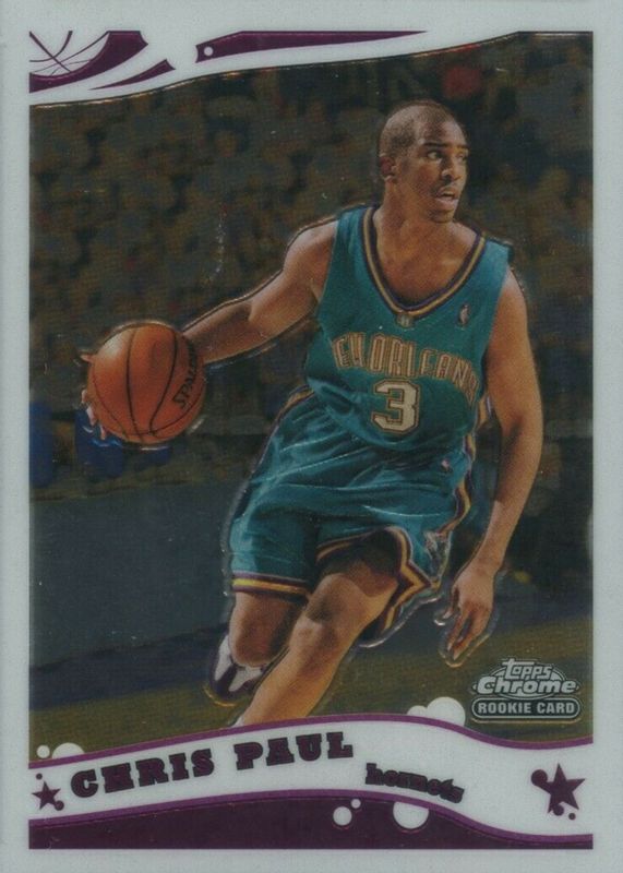 Chris Paul 2005 Topps Chrome #168 Base Rookie SGC 9.5