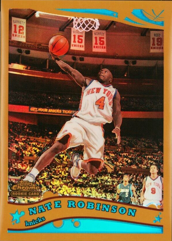 Nate Robinson 2005 Topps Chrome #193 Gold Refractor /99 Price 