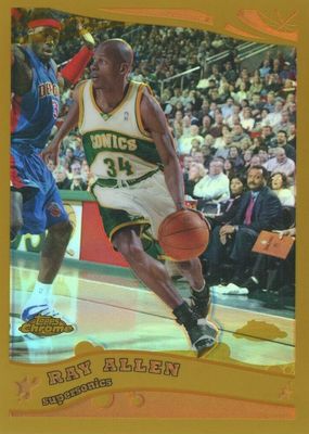 2005 Topps Chrome #10 Gold Refractor /99