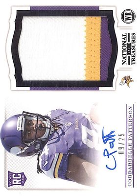 2013 National Treasures #204 Rookie Patch Auto - Black /25