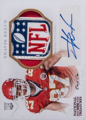 2013 National Treasures #334 Rookie Patch Auto - Red NFL Shield /1