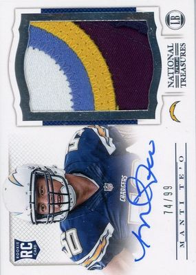 2013 National Treasures #222 Rookie Patch Auto /99