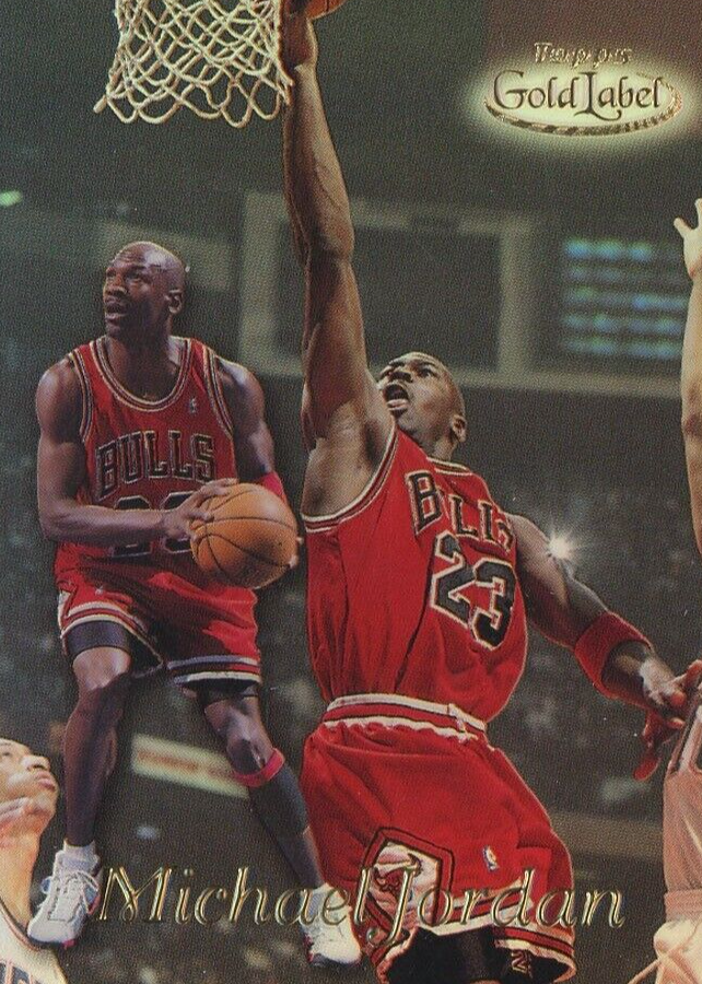 マイケル・ジョーダン  TOPPS 45番 ゴールドカード エンボス 1994-95 Topps Embossed Michael Jordan Gold Idols Parallel
