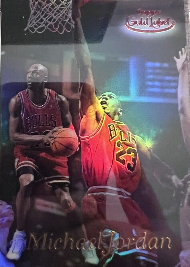 Michael Jordan 1998 Topps #GL1 Gold Label - Red Label /100 Price