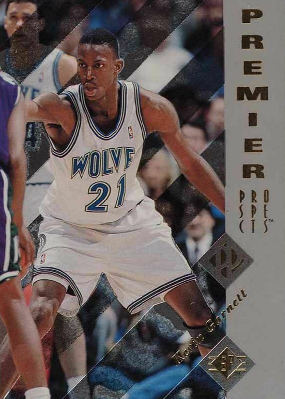 Kevin Garnett 1995 SP Authentic #159 Base Rookie BGS 9.5