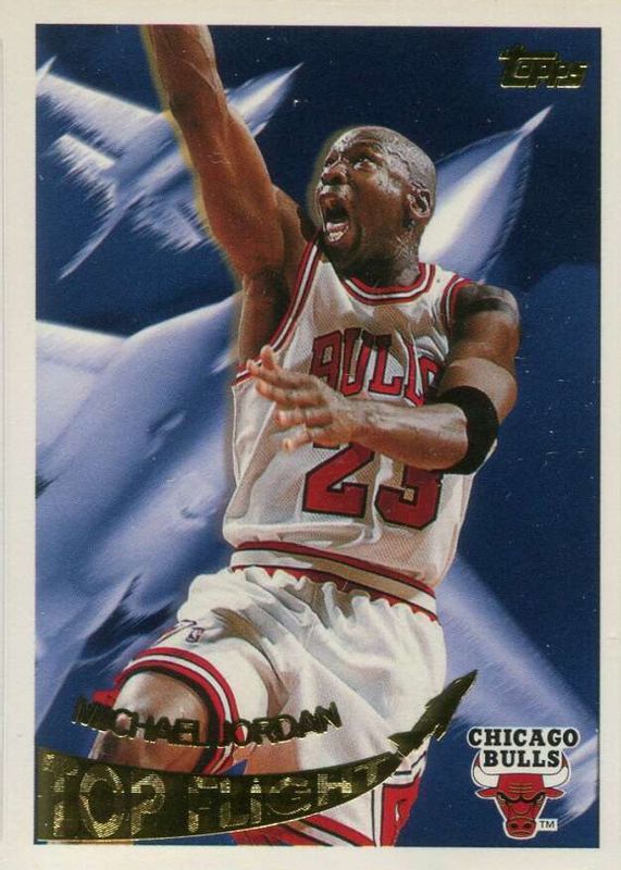 Michael Jordan 1995 Topps #TF1 Top Flight PSA 10