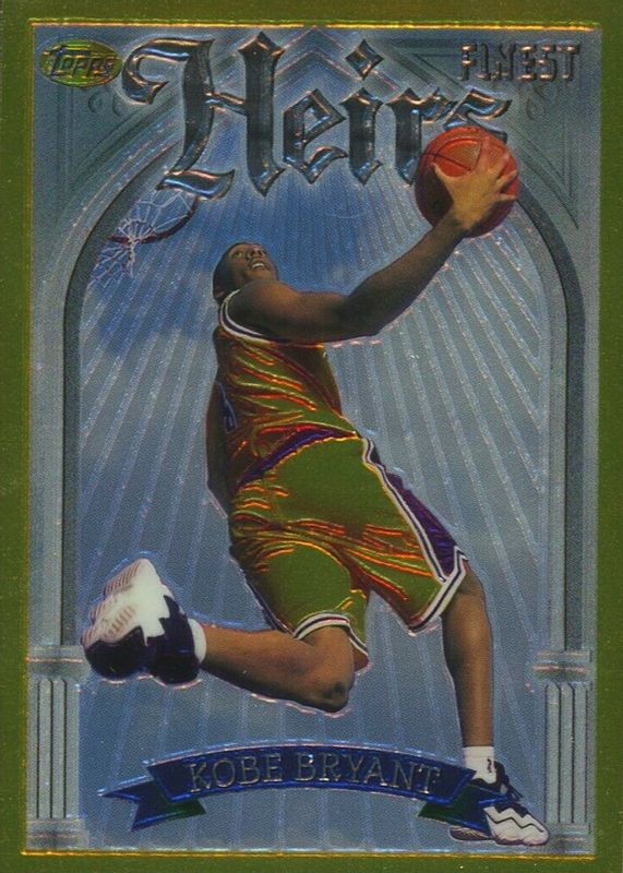 Kobe Bryant 1996 Topps Finest #269 Gold - Base (No Coating) Rookie PSA 8