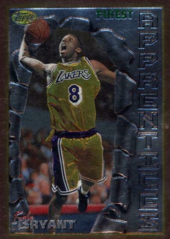 Kobe Bryant 1996 Topps Finest #74 Bronze - Base (No Coating) Rookie BGS 10 PRISTINE