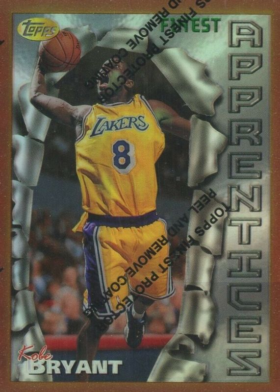 Kobe Bryant 1996 Topps Finest #74 Bronze - Refractor (with Coating) Rookie PSA 10