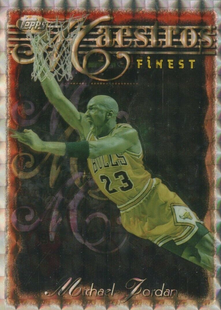 Michael Jordan 1996 Topps Finest #127 Silver - Refractor (No