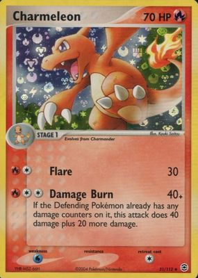 2004 EX: FireRed & LeafGreen #031/112 Reverse Holo