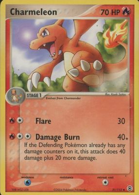 2004 EX: FireRed & LeafGreen #031/112 Base