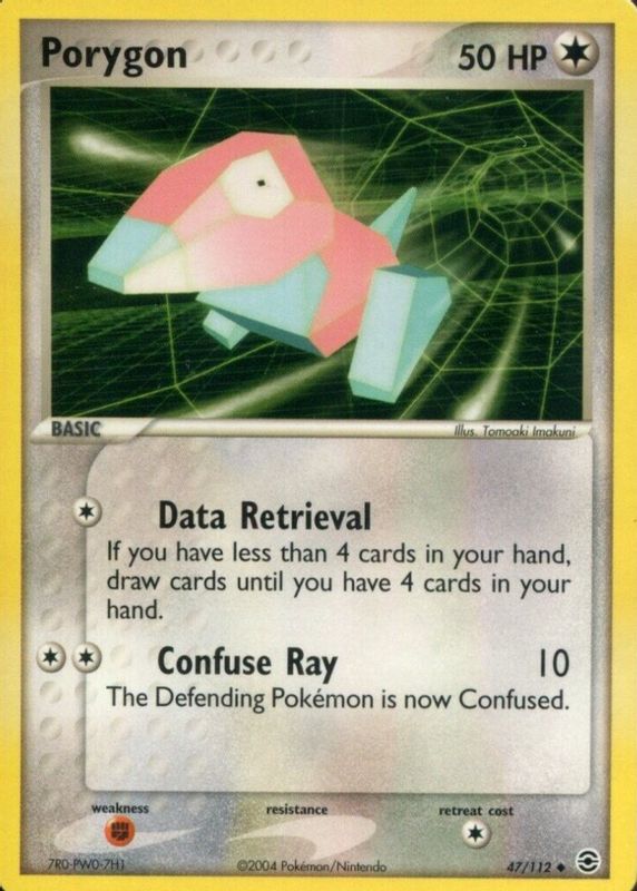 Porygon 2004 EX: FireRed & LeafGreen #047/112 Base PSA 10