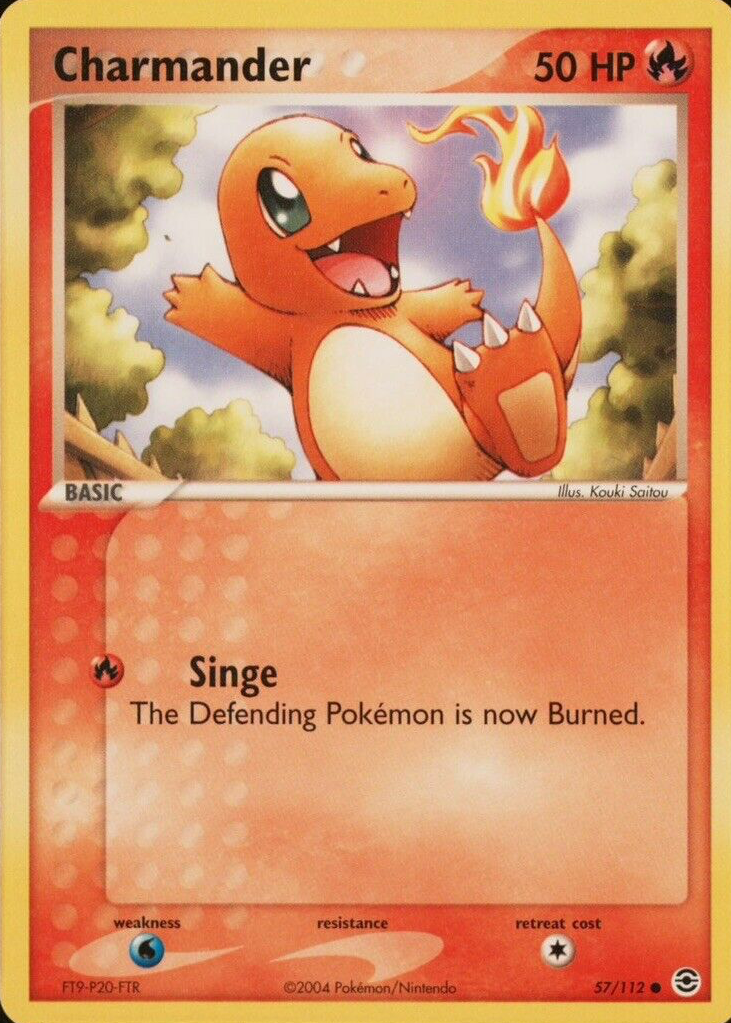 1995 charmander pokemon card Blaine's 60/132 Unlimited PSA 9 – Zapp! Comics Authentic Pokemon Pokemon Base Set common card featuring Charmander (#93) Rare Pokemon Cards You Might