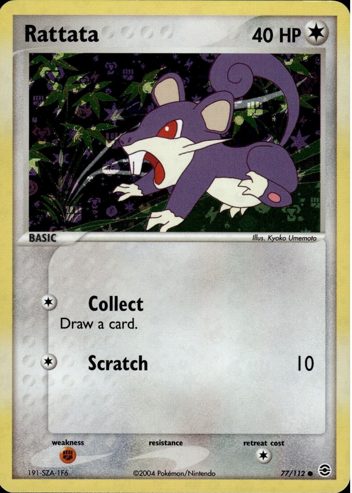 pokemon rattata card - Raticate 020/165 - Pokemon 151 - Reverse Foil the Retreat Cost for Rattata is 0 Rattata Pokemon Cards Price Guide