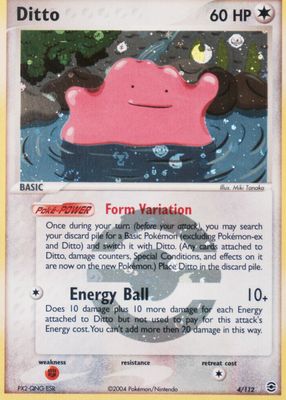 2004 EX: FireRed & LeafGreen #004/112 Reverse Holo