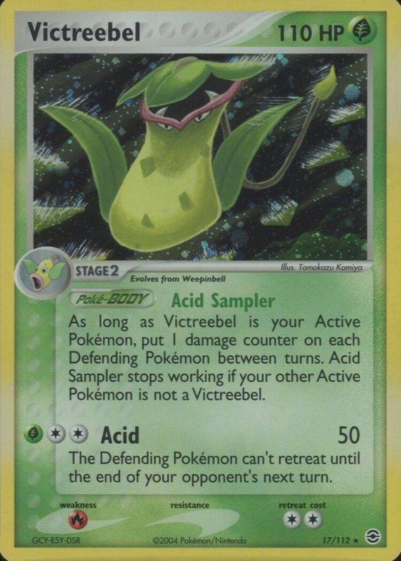 Victreebel 2004 EX: FireRed & LeafGreen #017/112 Holo PSA 10