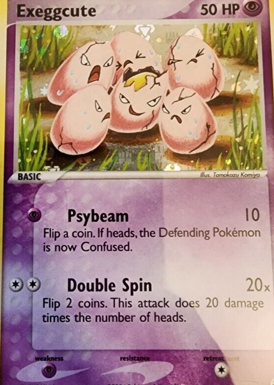 exeggcute pokemon card value Exeggcute 65/110 - ex Holon Phantoms main image 0